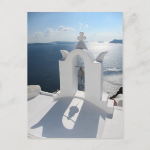 Carte Postale Le clocher de Santorin Casting Shadow