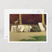 Carte Postale Le Cloître (huile sur toile) (Devant / Derrière)