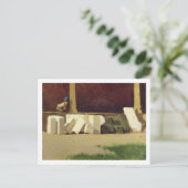 Carte Postale Le Cloître (huile sur toile) (Debout devant)