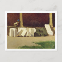 Le Cloître (huile sur toile)