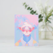 Carte Postale Le clown qui pleure (Debout devant)