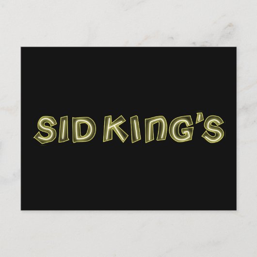 Carte Postale le club de sid king (Devant)