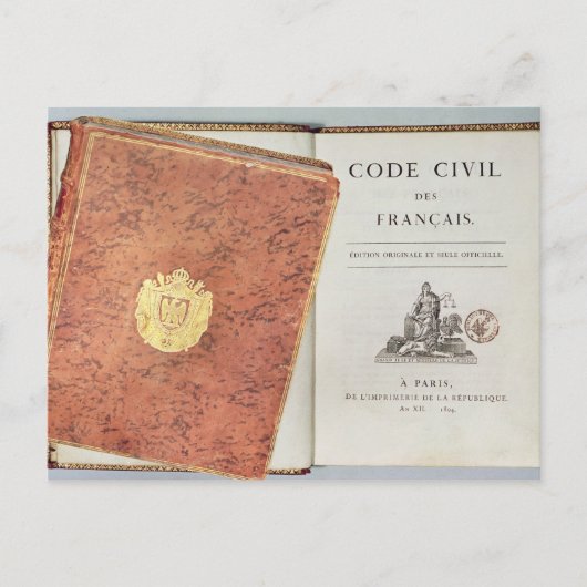 Carte Postale Le Code civil des Français (Devant)