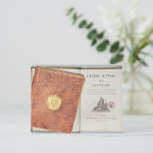 Carte Postale Le Code civil des Français (Debout devant)