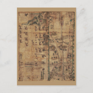 Carte Postale Le Codex Quetzalecatzin (1593)