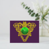 CARTE POSTALE LE COEUR CELTIQUE DE SAINT PATRICK (Debout devant)