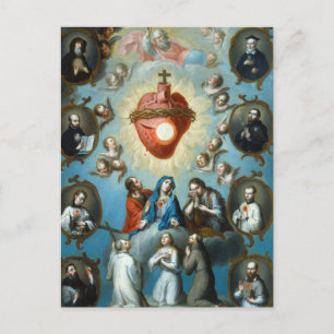 Carte Postale Le Cœur de Jésus par Juan Patricio Morlete Ruiz