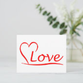 Carte Postale Le Coeur de l'amour (Debout devant)