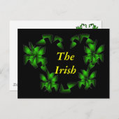 Carte Postale Le coeur irlandais (Devant / Derrière)