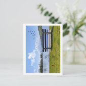 Carte Postale Le Coeur vert (Debout devant)