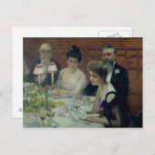 Carte Postale Le coin de la table, 1904 (Devant / Derrière)