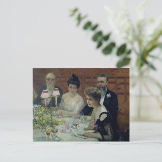 Carte Postale Le coin de la table, 1904 (Debout devant)