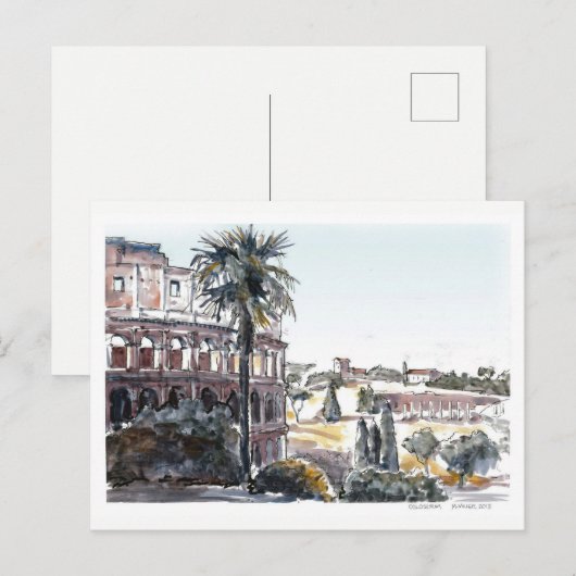 Carte Postale Le Colisée (Devant / Derrière)