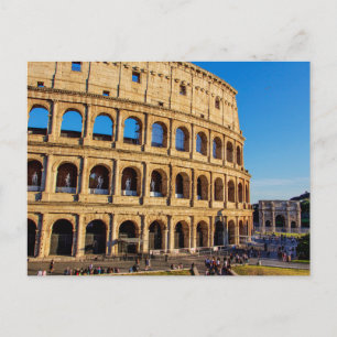 Carte Postale Le Colisée et l'Arc de Constantin, Rome, Italie