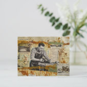 Carte Postale Le collage de menuisier (Debout devant)