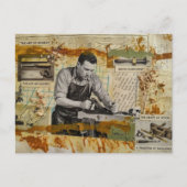 Carte Postale Le collage de menuisier (Devant)