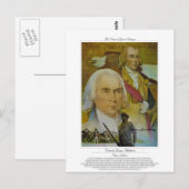 Carte Postale Le colonel James Madison (Devant / Derrière)