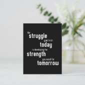 Carte Postale Le combat que vous menez aujourd'hui se renforce (Debout devant)