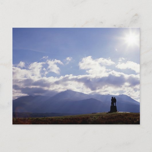 Carte Postale Le Commando Monument Scotland (Devant)