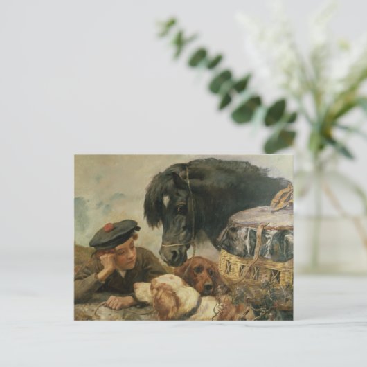 Carte Postale Le Compagnon du garde-chasse (Debout devant)