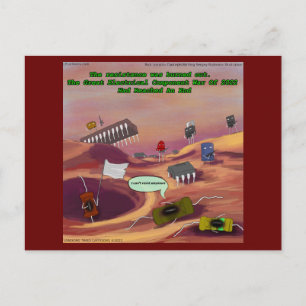 Carte Postale Le composant électrique drôle de la Résistance