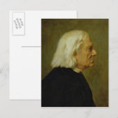 Carte Postale Le compositeur Franz Liszt, 1884 (Devant / Derrière)