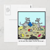 Carte Postale Le compostage est mauvais (Devant / Derrière)