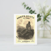 Carte Postale Le comte de Monte Cristo - vintage (Debout devant)