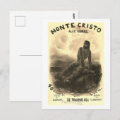 Carte Postale Le comte de Monte Cristo - vintage (Devant / Derrière)