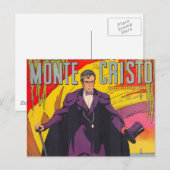 Carte Postale Le comte de Monty Cristo Comic (Devant / Derrière)
