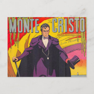 Carte Postale Le comte de Monty Cristo Comic