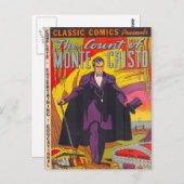 Carte Postale Le comte de Monty Cristo Comic (Devant / Derrière)