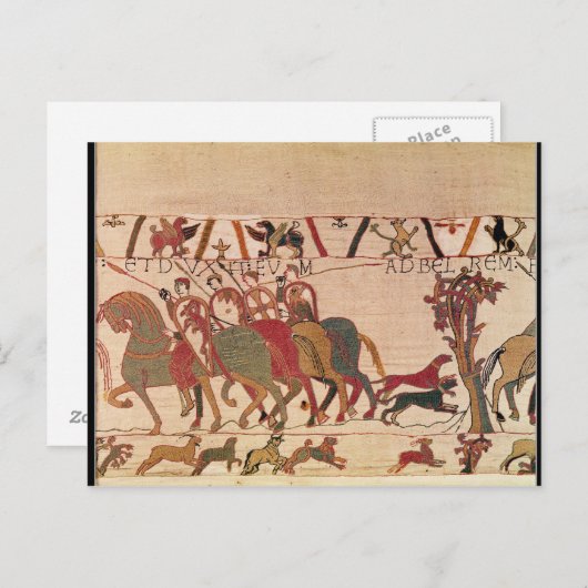 Carte Postale Le comte Guy de Ponthieu prend Harold, son (Devant / Derrière)