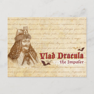 Carte Postale Le comte historique Dracula