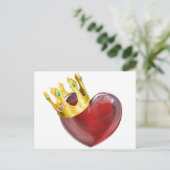 Carte Postale Le concept du roi des coeurs (Debout devant)
