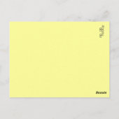 Carte Postale Le concepteur unique Girly moderne du numéro 1 (Dos)