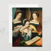 Carte Postale Le concert (Devant / Derrière)