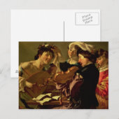 Carte Postale Le concert (Devant / Derrière)