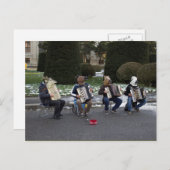 Carte Postale Le concert d'animaux (Devant / Derrière)