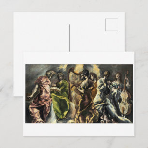 Carte Postale Le Concert des Anges El Greco