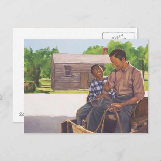 Carte Postale Le confort d'un fils 2003 (Devant / Derrière)