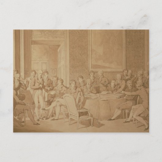 Carte Postale Le Congrès de Vienne, 1815 (Devant)