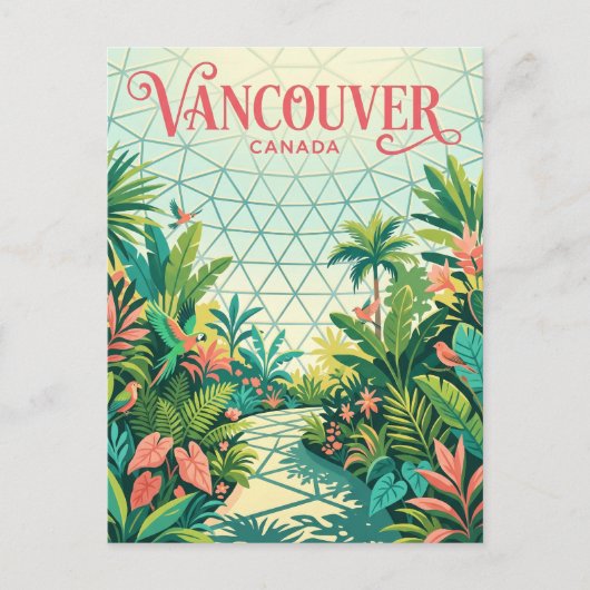 Carte Postale Le conservatoire Bloedel Canada (Devant)