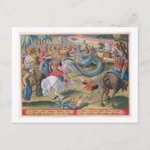 Carte Postale Le consul romain Atilius sous-estime la Serpe afri
