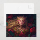 Carte Postale Le Conte de la femme endormie (Devant / Derrière)