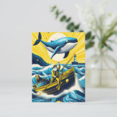 Carte Postale Le conte d'un pêcheur (Debout devant)