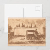 Carte Postale "le convoi du pauvre" Pierre-Roch VIGNERON (Devant / Derrière)