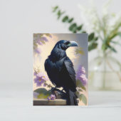 Carte Postale le corbeau (Debout devant)