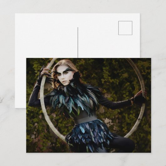 Carte Postale Le Corbeau (Devant / Derrière)