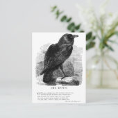 Carte Postale Le Corbeau par Edgar Allen Poe (Debout devant)
